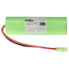 VHBW Airsoft Akku ERICS13, EROA003, EROA002, ERA004, ERA002 - 1500 mAh 9,6 V NiMH