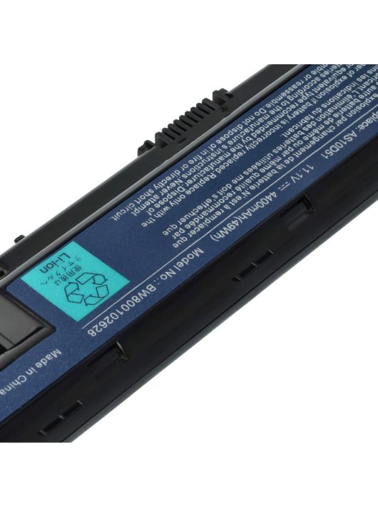 Notebook akkumulátor Acer Aspire 7741G, 7750G, V3-771G - 4400 mAh 11,1 V Li-Ion, fekete