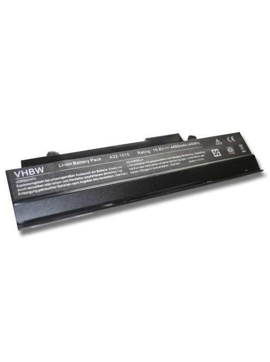 Notebook akkumulátor  Asus A32-1015, PL32-1015, AL31-1015, A31-1015 - 4400 mAh 11,1 V Li-Ion, fekete