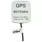 VHBW GPS Antenne für Audi, Seat, Skoda, VW - Magnetfuß, 5 m, Fakra Anschluss, schwarz