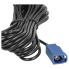VHBW GPS Antenne für Audi, Seat, Skoda, VW - Magnetfuß, 5 m, Fakra Anschluss, schwarz