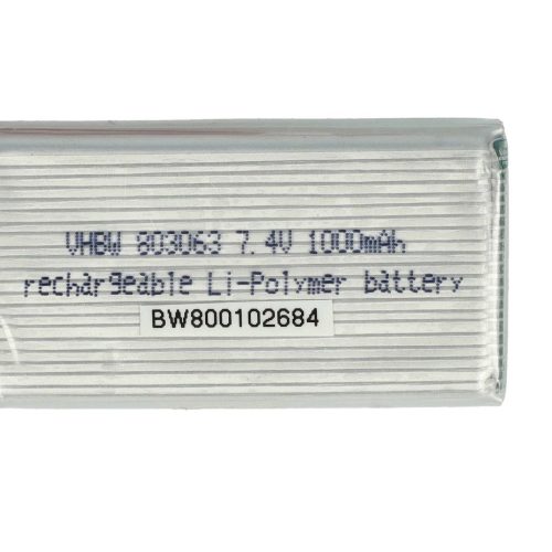 VHBW Model Maker Tool Battery - 1000 mAh 7.4 V Li-Polymer, JST-SYP-2P