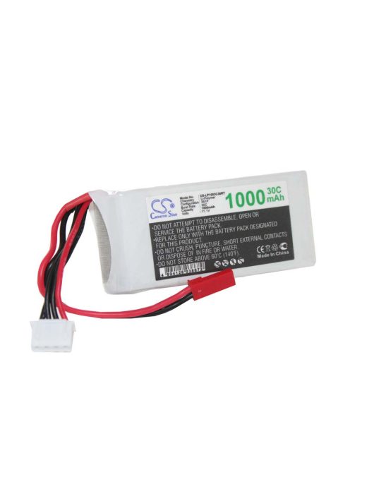 Modellkészítő eszköz akkumulátor - 1000 mAh 11,1 V Li-polimer, JST-SYP-2P