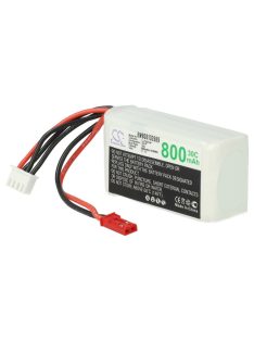   Modellkészítő eszköz akkumulátor - 800 mAh 11,1 V Li-polimer, JST-SYP-2P