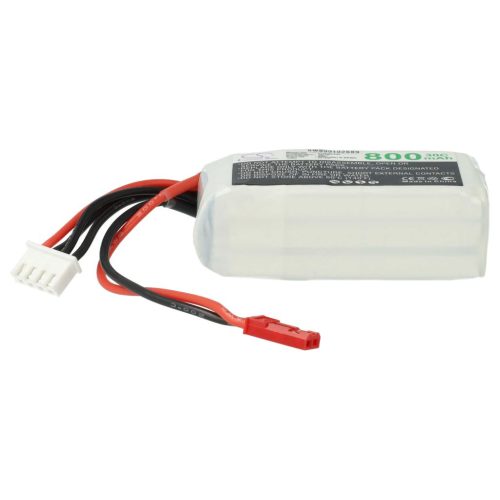 VHBW Model Maker Tool Battery - 800 mAh 11.1 V Li-Polymer, JST-SYP-2P