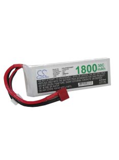   Modellkészítő eszköz akkumulátor - 1800 mAh 11,1 V Li-polimer, T-System AWG14