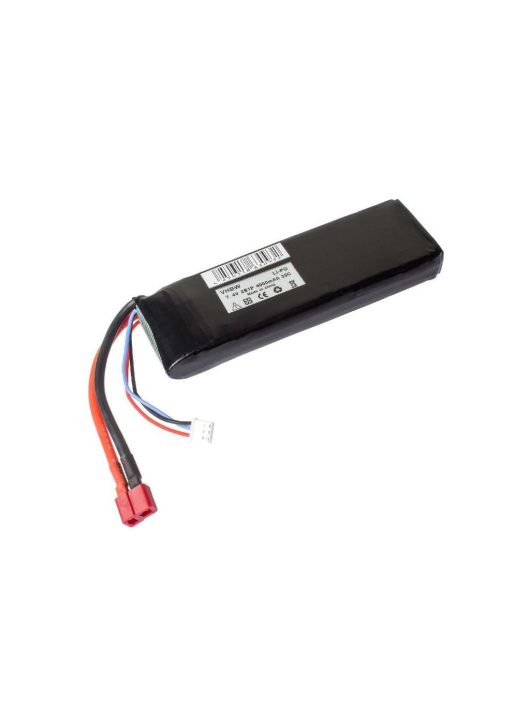 Modellkészítő eszköz akkumulátor - 4000 mAh 7,4 V Li-polimer, AWG 12 / AWG 22