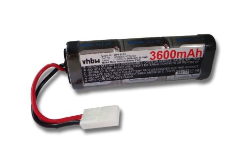 Modellkészítő eszköz akkumulátor - 3600 mAh 7,2 V NiMH, Tamiya