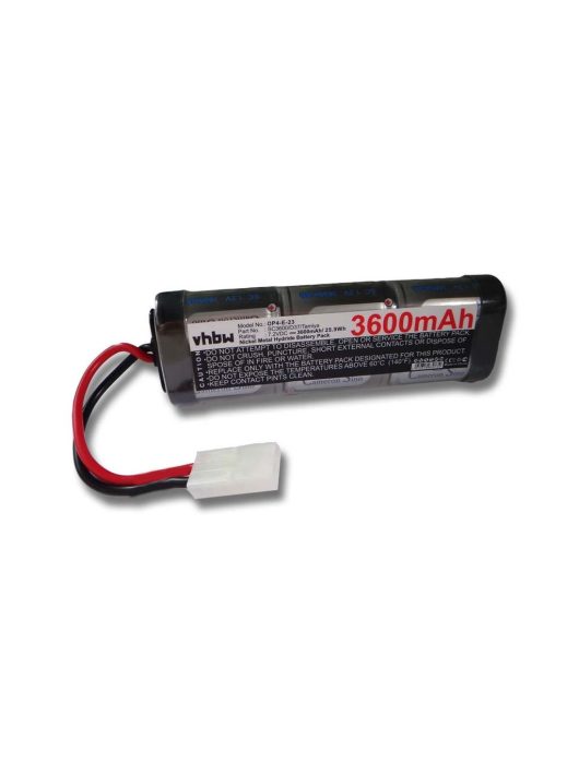 Modellkészítő eszköz akkumulátor - 3600 mAh 7,2 V NiMH, Tamiya