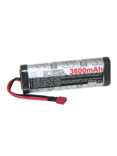   Modellgyártó eszköz akkumulátora – 3600 mAh, 7,2 V NiMH, T-dugó (f)