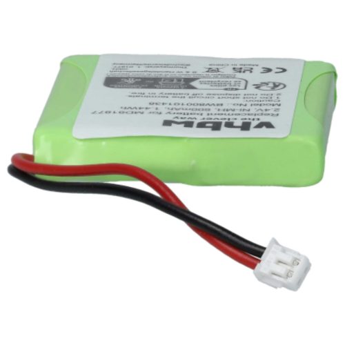 VHBW Phone Battery GP0827, 5M702BMX, GP0748, GP0747, GP0735 - 600 mAh 2.4 V NiMH