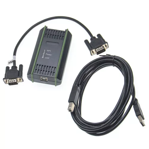 VHBW Programmierkabel PLC, MPI ersetzt Siemens 6ES7 972-0CB20-0XA0 - USB Anschluss