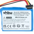 VHBW GPS Battery FKM1108005799 - 1000 mAh 3.7 V Li-Ion