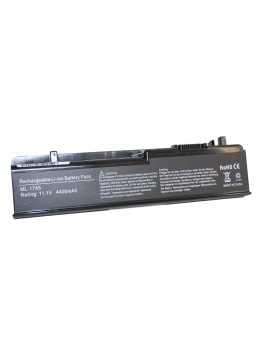 Notebook akkumulátor  Dell 312-0196, 312-0186, N856P, M905P, N855P - 4400 mAh 11,1 V Li-Ion, fekete