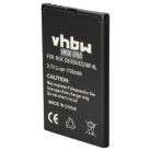 VHBW Mobile Phone Battery Elson BTY26170 - 1700 mAh 3.7 V Li-Ion - Smartphone Battery