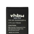 VHBW Mobile Phone Battery Elson BTY26170 - 1700 mAh 3.7 V Li-Ion - Smartphone Battery