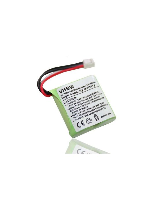 Vezetékes telefon akku Philips CP51U, CP51-hez - 600 mAh 2,4 V NiMH