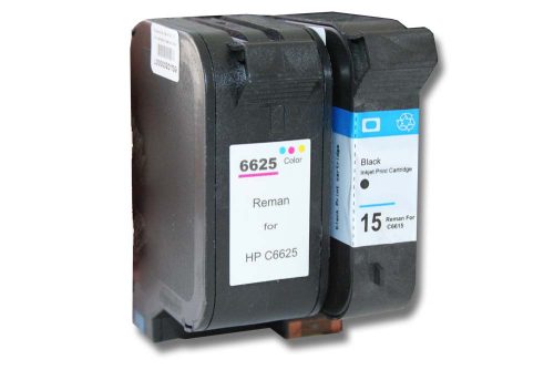 VHBW Ink Cartridge HP C6615D, C6625AE, 15, 17 - B/C/M/Y