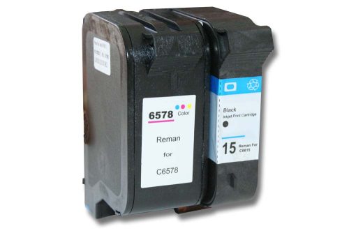 VHBW Ink Cartridge HP C6615D, 15, C6578DE, 78 - B/C/M/Y