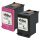 VHBW Ink Cartridge HP 901xl, C6653A, CC653AA, CC654A - 2 cartridges B/C/M/Y