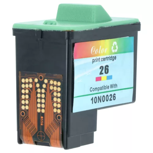 VHBW Inkjet Printer Cartridge for Lexmark 10N0227, 16, 10N0026, 10N0217, 27, 17, 26, 10N0016 - B/C/M/Y