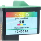 VHBW Inkjet Printer Cartridge for Lexmark 10N0227, 16, 10N0026, 10N0217, 27, 17, 26, 10N0016 - B/C/M/Y