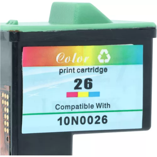 VHBW Inkjet Printer Cartridge for Lexmark 10N0227, 16, 10N0026, 10N0217, 27, 17, 26, 10N0016 - B/C/M/Y