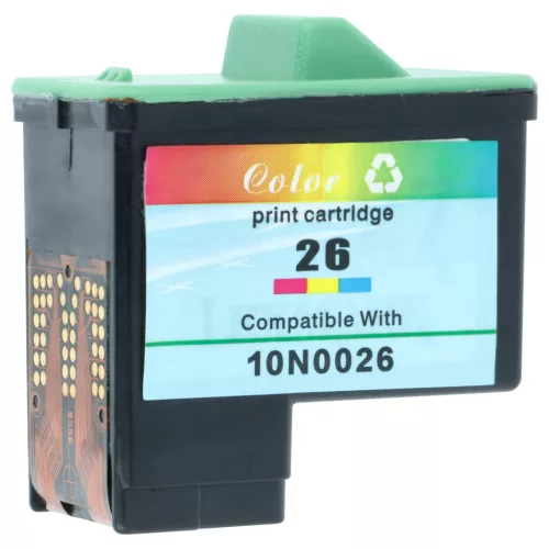 VHBW Inkjet Printer Cartridge for Lexmark 10N0227, 16, 10N0026, 10N0217, 27, 17, 26, 10N0016 - B/C/M/Y
