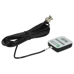   VHBW GPS Antenna for Garmin GPSMap Sat Nav - Magnetic base, 5 m, BNC connector, black