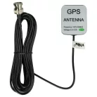 VHBW GPS Antenna for Garmin GPSMap Sat Nav - Magnetic base, 5 m, BNC connector, black