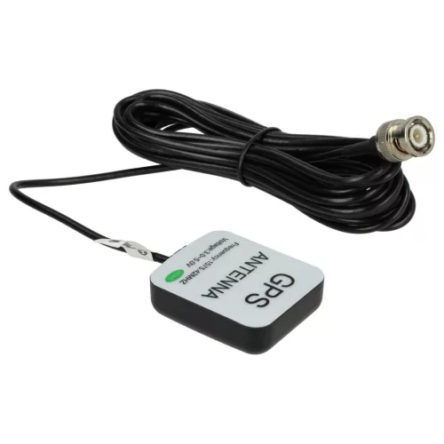 VHBW GPS Antenna for Garmin GPSMap Sat Nav - Magnetic base, 5 m, BNC connector, black