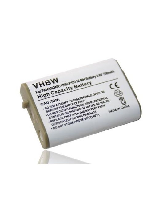 Vezetékes telefon akku Panasonic B-784, 89-1324-00-00, CPH-490, CBO103 - 700 mAh 3,6 V NiMH