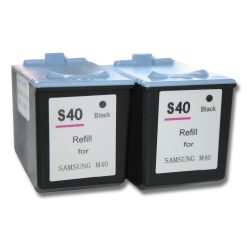   VHBW Ink Cartridge Samsung INK-M40 for SF-330 Printer - Black