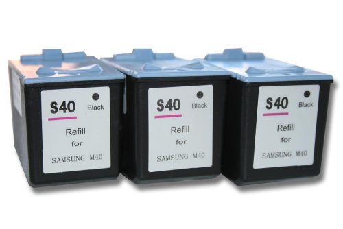 VHBW Ink Cartridge Samsung INK-M40 Replacement - Black