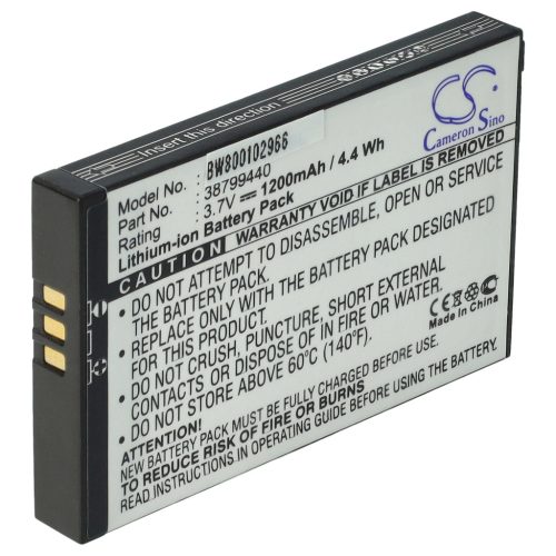 VHBW GPS Akku Becker 38799440 - 1200 mAh 3,7 V Li-Ion