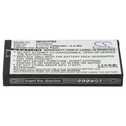 VHBW GPS Akku Becker 38799440 - 1200 mAh 3,7 V Li-Ion