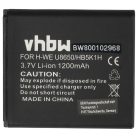 VHBW Mobile Phone Battery for Huawei HB5K1H - 1200 mAh 3.7 V Li-Ion - Smartphone Battery