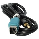 VHBW Alpine KCE-237B AUX Audioadapter Kabel, 100 cm, 13,5 cm, USB