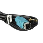 VHBW Alpine KCE-237B AUX Audioadapter Kabel, 100 cm, 13,5 cm, USB