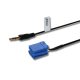 AUX Audio Adapter Kábel Chorus Audi - 120 cm, 15,2 cm