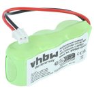 VHBW Weather Station Battery CUSTOM-178, 25AAH3BMX-2 - 350 mAh 3.6 V NiMH