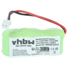 VHBW Weather Station Battery CUSTOM-178, 25AAH3BMX-2 - 350 mAh 3.6 V NiMH