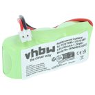 VHBW Weather Station Battery CUSTOM-178, 25AAH3BMX-2 - 350 mAh 3.6 V NiMH