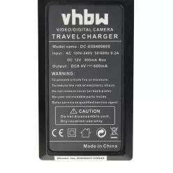   VHBW Battery Charger for Coolpix P1000 Camera etc. - 0.6 A, 8.4 V