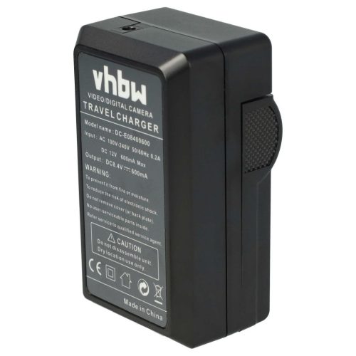 VHBW Akkumulátortöltő Coolpix P1000 fényképezőgéphez stb. - 0,6 A, 8,4 V