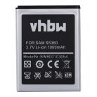 VHBW Mobiltelefon akkumulátor  Samsung EB454357VU, EB454357VA - 1000 mAh 3,7 V Li-Ion