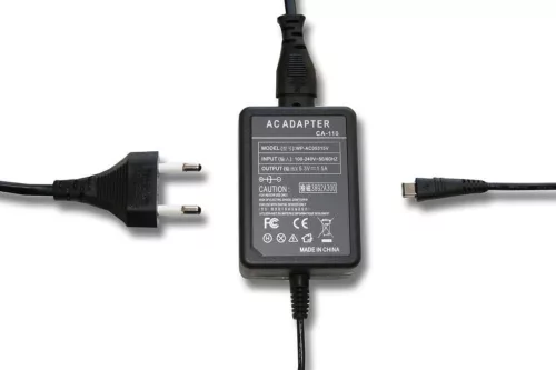 VHBW Power Supply CA-110CA-110E Replacement for Camera - 2 m, 5.3 V 1.5 A