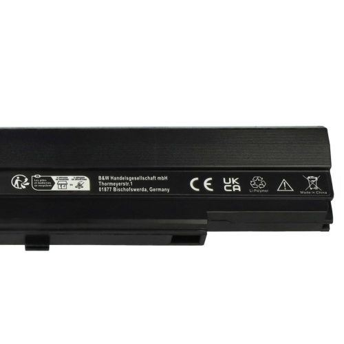 Notebook akkumulátor  Asus A42-UL50, A42-UL30, A42-UL80, A31-UL30 - 6600 mAh 14,8 V Li-Ion, fekete