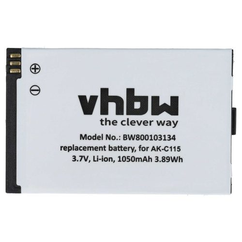 VHBW Senior mobile phone battery Emporia AK-C115 - 1050 mAh 3.7 V Li-Ion - Smartphone battery