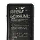 Videokamera akkumulátor Sony BP-150w, BP-150WS, BP-190S, BP-190WS - 7800 mAh 14,4 V Li-Ion